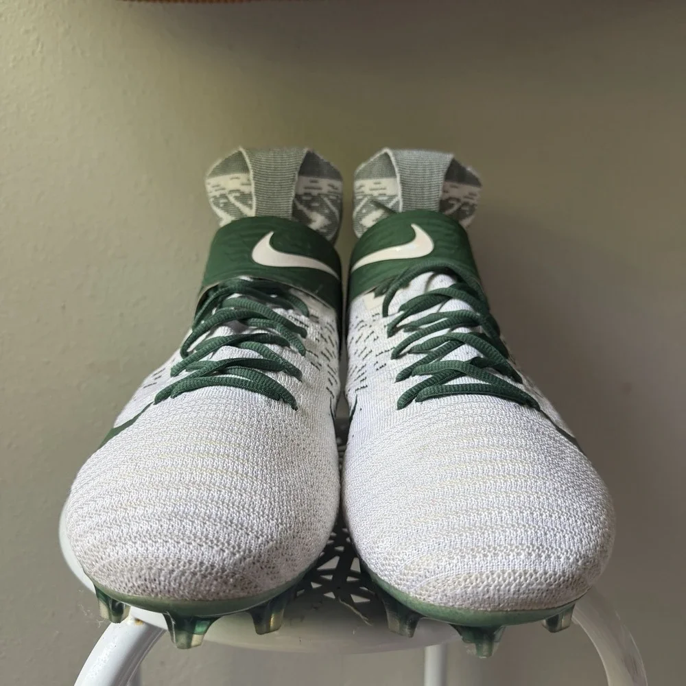 Nike Alpha Menace Elite 2 Football Cleats Green White BV2077-106 Men’s Size 15